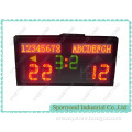 Electronic scoreboard with team name for volleyball scoreboards